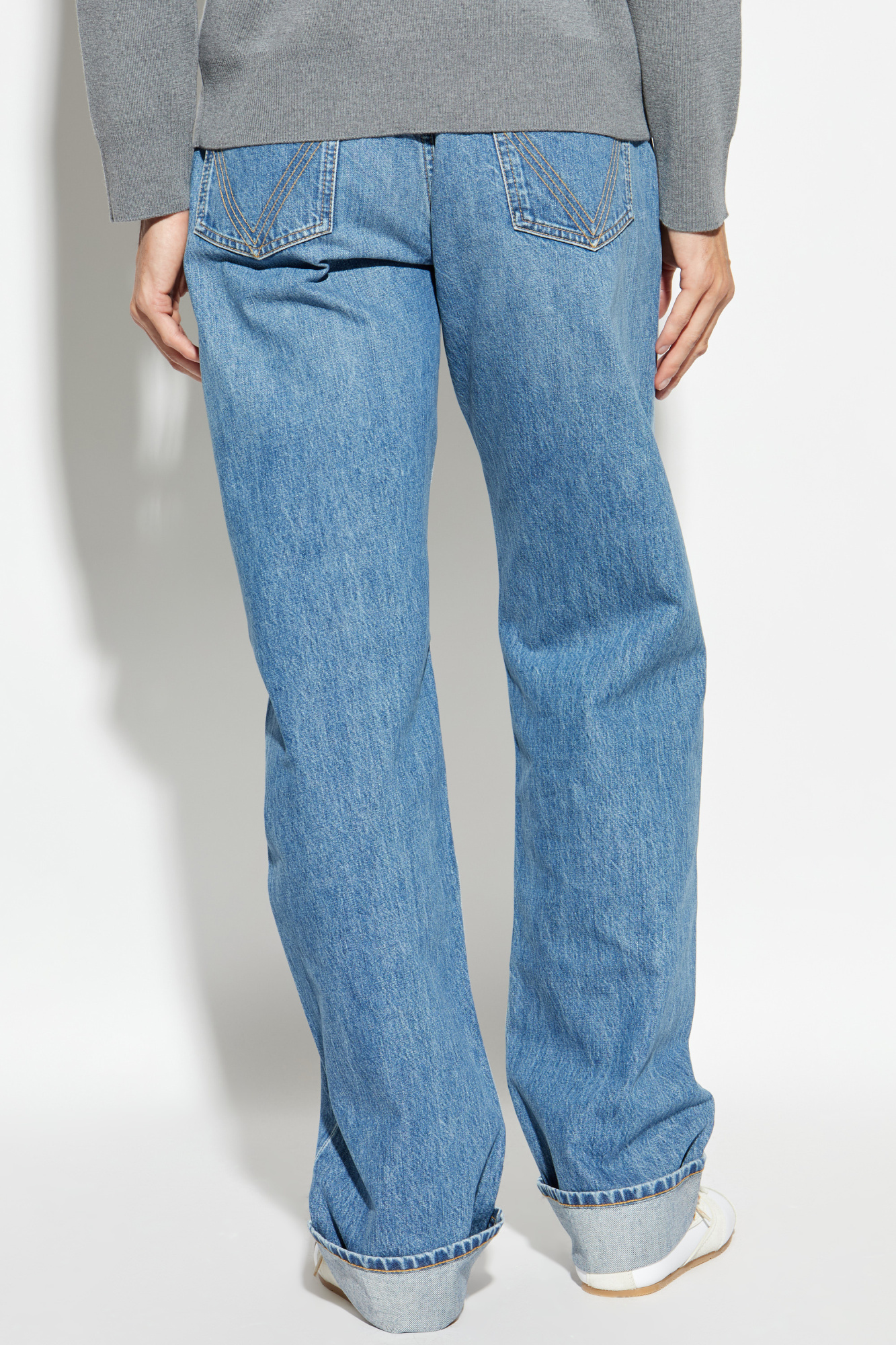 Blue Jeans with rolled-up legs Bottega Veneta - Vitkac Italy